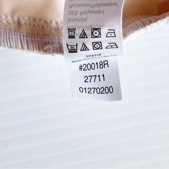 Spanx jean-ish ankle leggings medium denim looking pure white Size Small - Picture 9 of 13